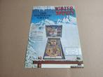 Flyer: Zaccari Wintersports (1977) Flipperkast, Verzamelen, Automaten | Flipperkasten, Verzenden, Gebruikt, Mechanisch, Bally