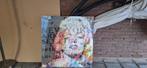 Marilyn Monroe Schilderij 90x90, Ophalen of Verzenden