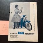 MONARK Monarscoot 1961 (#12) Bromfiets folder, Verzenden, Gelezen, Folder