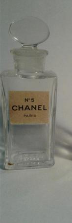 Chanel NO. 5 parfum flacon met glas stopje Vintage, Verzamelen, Parfumverzamelingen, Miniatuur, Zo goed als nieuw, Verzenden