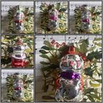 Oude kerstbal varken symbool voor geluk! Bij Puurnostalgie, Ophalen of Verzenden, Gebruikt