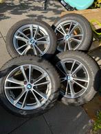BMW Velgen + zgan Winterbanden Runflat TMPS, Ophalen, Gebruikt, Banden en Velgen, 17 inch