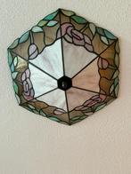 Tiffany Plafondlamp, Ophalen, Zo goed als nieuw, Glas, Tiffany art deco