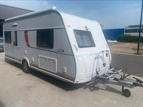 Burstner Premio 460, Topstaat, Mover, CAS.luifel, Fietsenrek, Caravans en Kamperen, Caravans, Bedrijf, tot en met 4, Rondzit, Bürstner