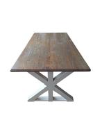 Eettafel 2 meter bij 1 meter, Ophalen, Gebruikt, 50 tot 100 cm, 150 tot 200 cm