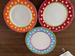 Oilily 6 Borden in Goede Staat, Huis en Inrichting, Keuken | Servies, Ophalen, Zo goed als nieuw, Bord(en), Overige stijlen