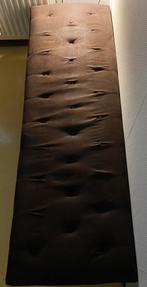 Zitbank/bed/gangbank bruin, l115 x b50 x h45 cm, Huis en Inrichting, Ophalen of Verzenden, Zo goed als nieuw, Tweepersoons, 200 cm