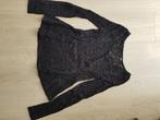 Zwart kanten top, Vero Moda, maat XS, Vero Moda, Zwart, Ophalen of Verzenden, Zo goed als nieuw