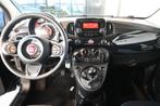 Fiat 500 1.0 TwinAir PopStar Airco Elektrisch Pakket Goed On, Stof, Gebruikt, Zwart, Origineel Nederlands