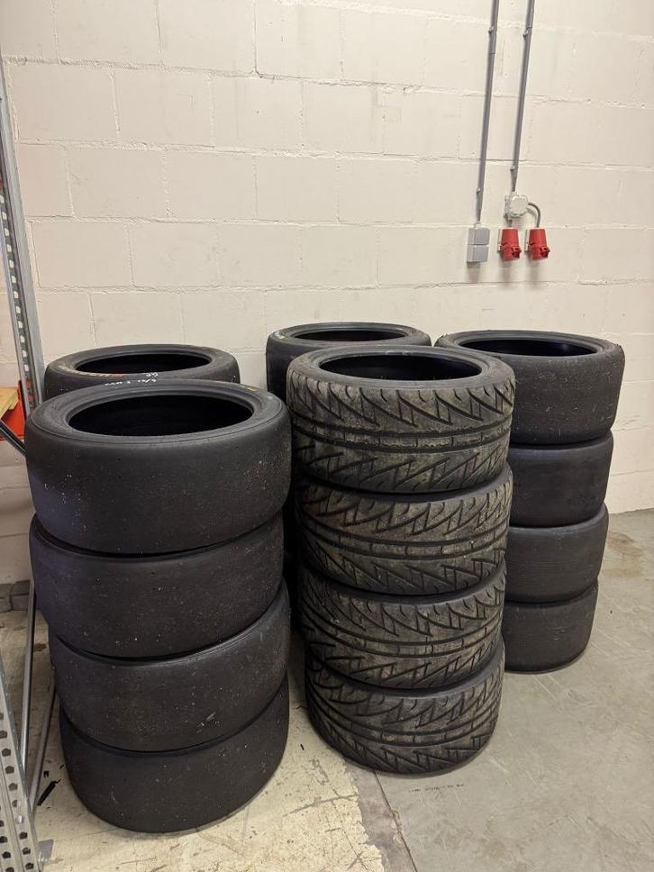 Gebruikte Racebanden Te Koop – Hankook & Michelin Slicks, Auto-onderdelen, Banden en Velgen, Band(en), Zomerbanden, 18 inch, 265 mm