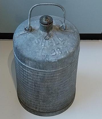 Shell oliekan Type L.38, van zink, jaren ‘60 beschikbaar voor biedingen