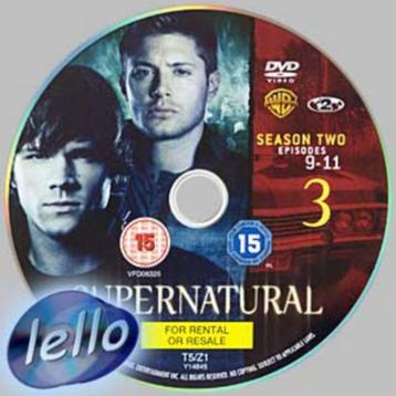 Supernatural disc 1 2 3 4 5 6 van Seizoen 1 2 3 4 5 6 of 7 beschikbaar voor biedingen