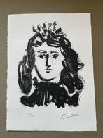 Pablo Picasso (1881 – 1973). Original engraving from Gongora, Antiek en Kunst, Kunst | Etsen en Gravures, Ophalen of Verzenden