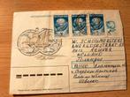 Zeer mooie enveloppe met scheepsvaart embleem, Verzamelen, Scheepvaart, Ophalen of Verzenden, Motorboot, Kaart, Foto of Prent