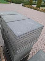 35m² Betontegels 60x40 - Donkergrijs, Heel & Pallets, Tuin en Terras, Tegels en Klinkers, Ophalen, Zo goed als nieuw, 10 m² of meer