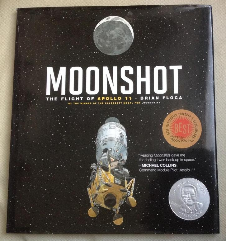 Moonshot The Flight of Apollo 11 Brian Floca, Boeken, Prentenboeken en Plaatjesalbums, Plaatjesalbum, Verzenden