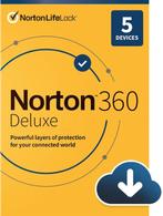 Norton 360 Deluxe | 10 Apparaten | 2 Jaar | VPN | 50GB Cloud, Nieuw, Ophalen of Verzenden, MacOS, Norton 360