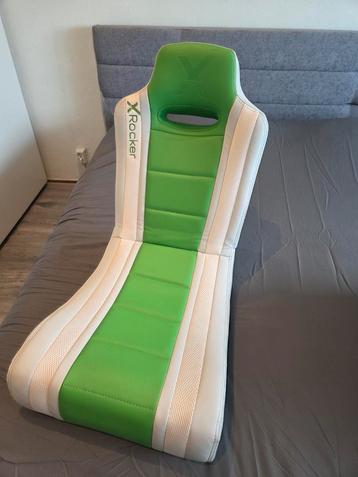 X Rocker Hydra 2.0 Floor Rocker Gaming Chair - Groen/wit beschikbaar voor biedingen