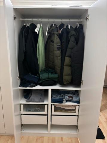 Grote Pax hoekkast 2.01m hoog - veel lades! - afbeelding 3