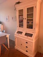 Mooie witte brocante kast, buffetkast, Ophalen, Gebruikt, 200 cm of meer, 50 tot 100 cm