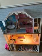 Leuk Barbiehuis met Meubels, Kinderen en Baby's, Speelgoed | Poppenhuizen, Ophalen, Gebruikt, Poppenhuis