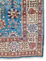 Handmade antique Persian wool carpet floral 220x280cm, Persian Vintage oosters antiek Boho hype, Gebruikt, 200 cm of meer, Ophalen of Verzenden