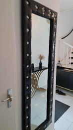 Grote Spiegel met Zwarte Rand, Huis en Inrichting, Woonaccessoires | Spiegels, Ophalen, Gebruikt, 150 tot 200 cm, Rechthoekig