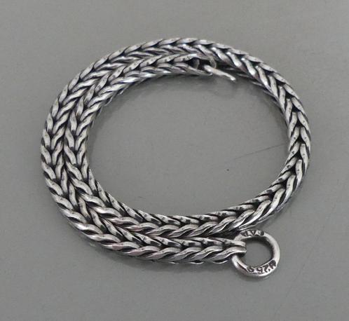 Trollbeads ZILVEREN ARMBAND 17 cm, Sieraden, Tassen en Uiterlijk, Armbanden, Gebruikt, Zilver, Zilver, Verzenden