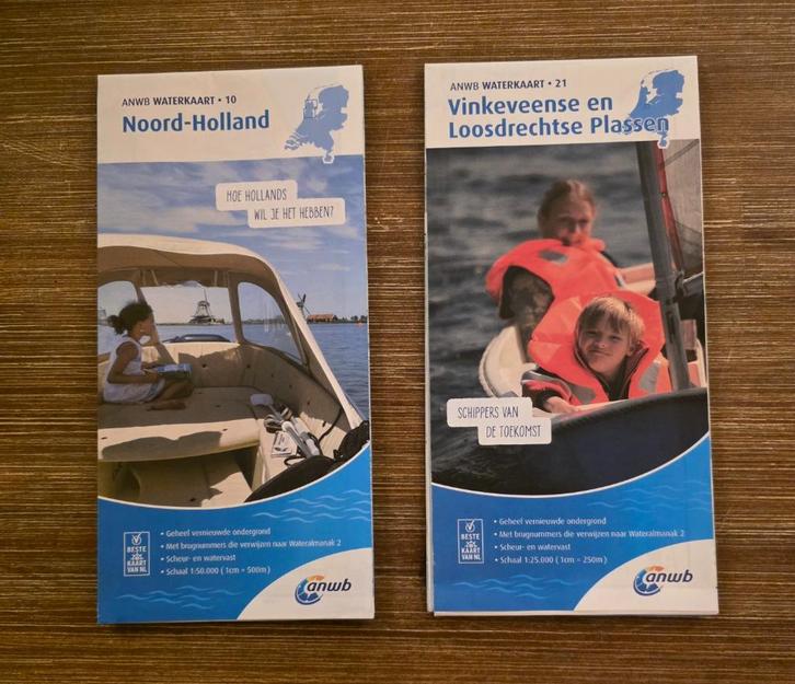Waterkaart waterkaarten ANWB 10 en 21, Watersport en Boten, Navigatiemiddelen en Scheepselektronica, Nieuw, Overige typen, Ophalen of Verzenden