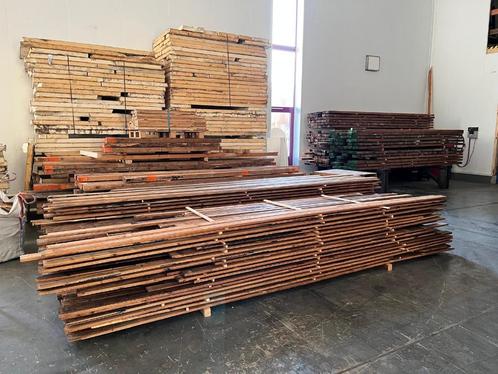 Vuren Vloerdelen 90x22x4600mm (geploegd) variërende lengtes, Doe-het-zelf en Verbouw, Vloerdelen en Plavuizen, Gebruikt, Vloerdelen of -planken