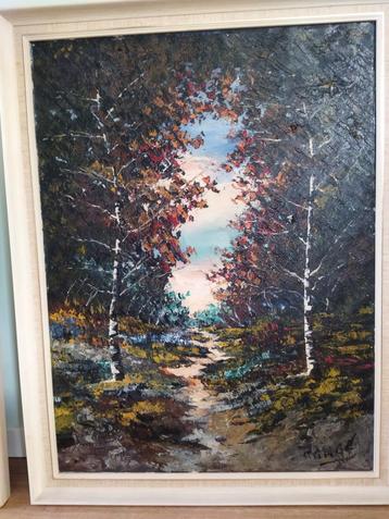 Landschap natuur schilderij van Range, ofwel Enneking beschikbaar voor biedingen