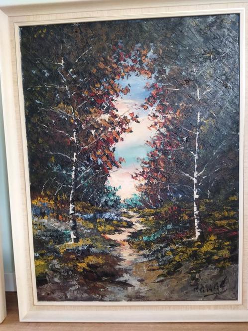 Landschap natuur schilderij van Range, ofwel Enneking, Antiek en Kunst, Kunst | Schilderijen | Klassiek, Ophalen