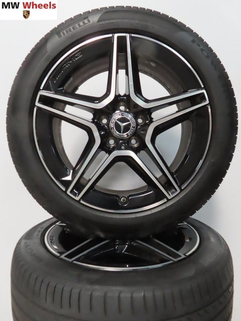 Mercedes E klasse W213 AMG 18 inch velgen zomerbanden, 18 inch, -, -, Banden en Velgen