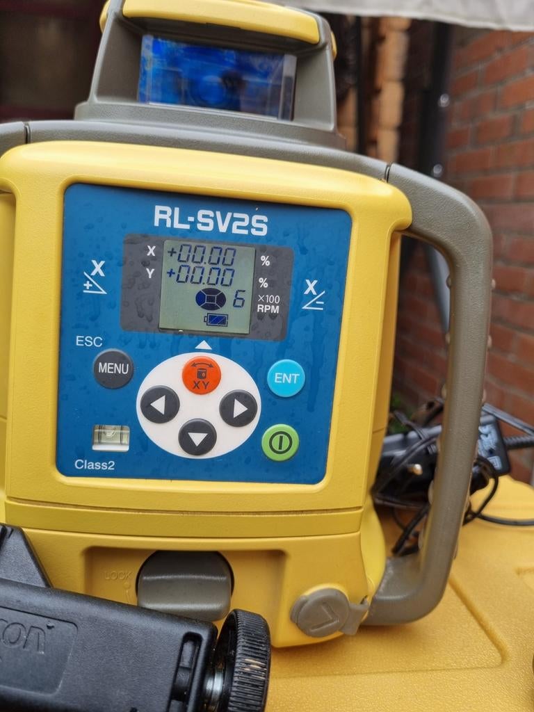 Topcon RL-SV2S dubbel afschot laser met statief, Ophalen of Verzenden, Zo goed als nieuw, Overige meters