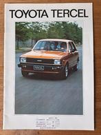 Toyota Tercel folder brochure uit 1983, Ophalen of Verzenden, Zo goed als nieuw, Toyota