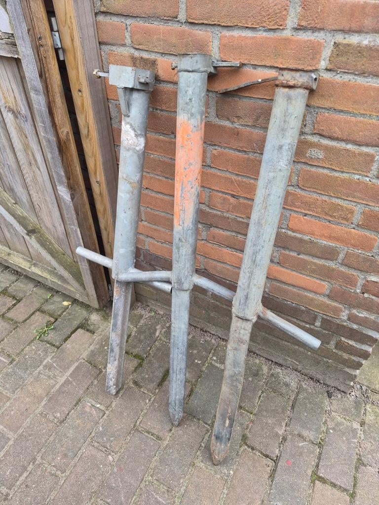 3 Palen voor verkeersborden - Gebruikt, Ophalen of Verzenden, Gebruikt