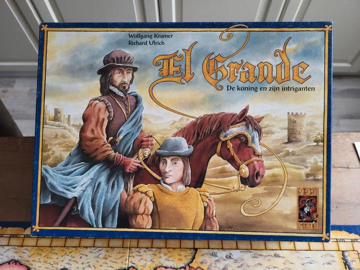 spel El grande, Hobby en Vrije tijd, Gezelschapsspellen | Bordspellen, Zo goed als nieuw, Een of twee spelers, Drie of vier spelers