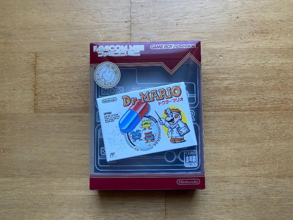 Dr mario gba famicom mini, Avontuur en Actie, 1 speler, Ophalen of Verzenden, Zo goed als nieuw