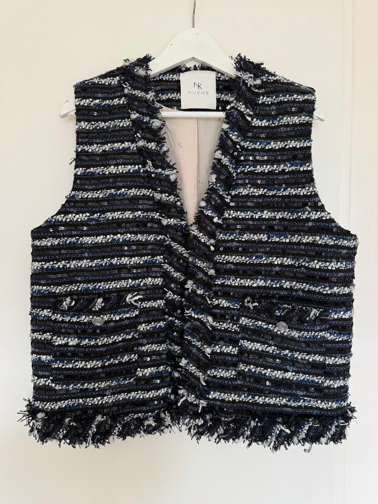 Nieuw! Nukus Taylor Gilet XXL, Ophalen of Verzenden, Nieuw, Maat 46/48 (XL) of groter, Blauw