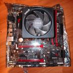 GigaByte GA-AB350M-Gaming 3 + Ryzen 5 1400 + AMD Wraith RGB, Computers en Software, Moederborden, Ophalen of Verzenden