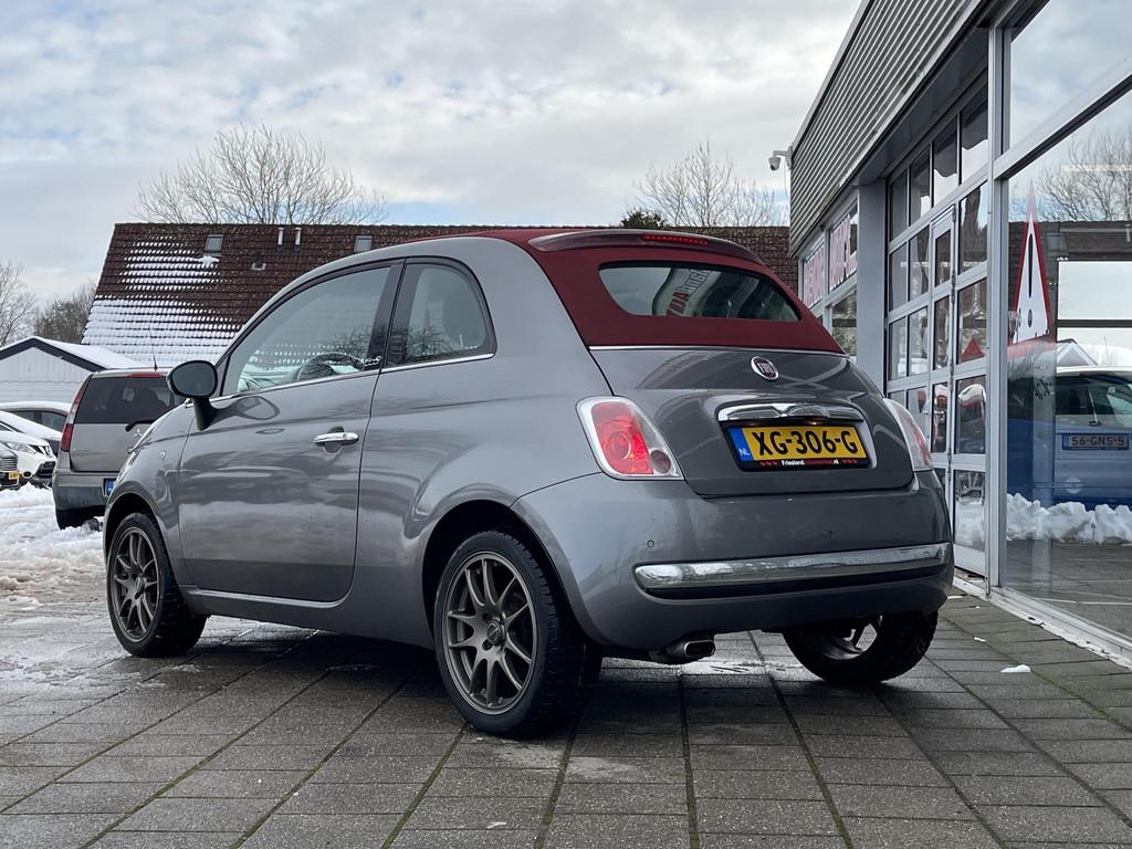 Fiat 500 C 1.2 Lounge /Sport interieur/Airco/PDC achter/LMV/, Auto's, Fiat, Euro 5, Gebruikt, 4 cilinders, Leder
