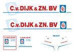 Vrachtauto decal 1:50 C van Dijk en Zn ( trailer ), Hobby en Vrije tijd, Modelauto's | 1:50, Verzenden, Nieuw, Bus of Vrachtwagen