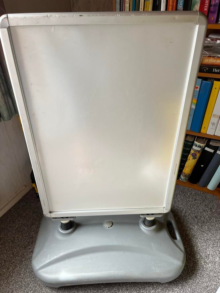 Robuust Flapbord /Stoepbord met verzwaarde voet, Verzamelen, Merken en Reclamevoorwerpen, Ophalen of Verzenden, Gebruikt, Reclamebord