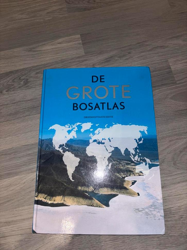 De Grote Bosatlas 53e editie - vmbo havo vwo (2008), Boeken, Atlassen en Landkaarten, Gelezen, Bosatlas, Wereld, 2000 tot heden