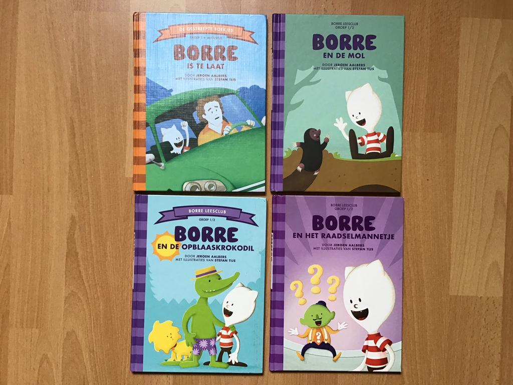 4 x borre boekjes. Groep 1/2., Boeken, Kinderboeken | Kleuters, Ophalen of Verzenden, Zo goed als nieuw, Fictie algemeen