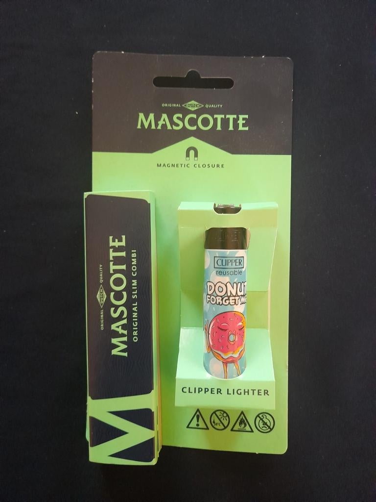 Clipper aansteker met mascotte slim vloeitjes, Ophalen of Verzenden, Nieuw, Aansteker