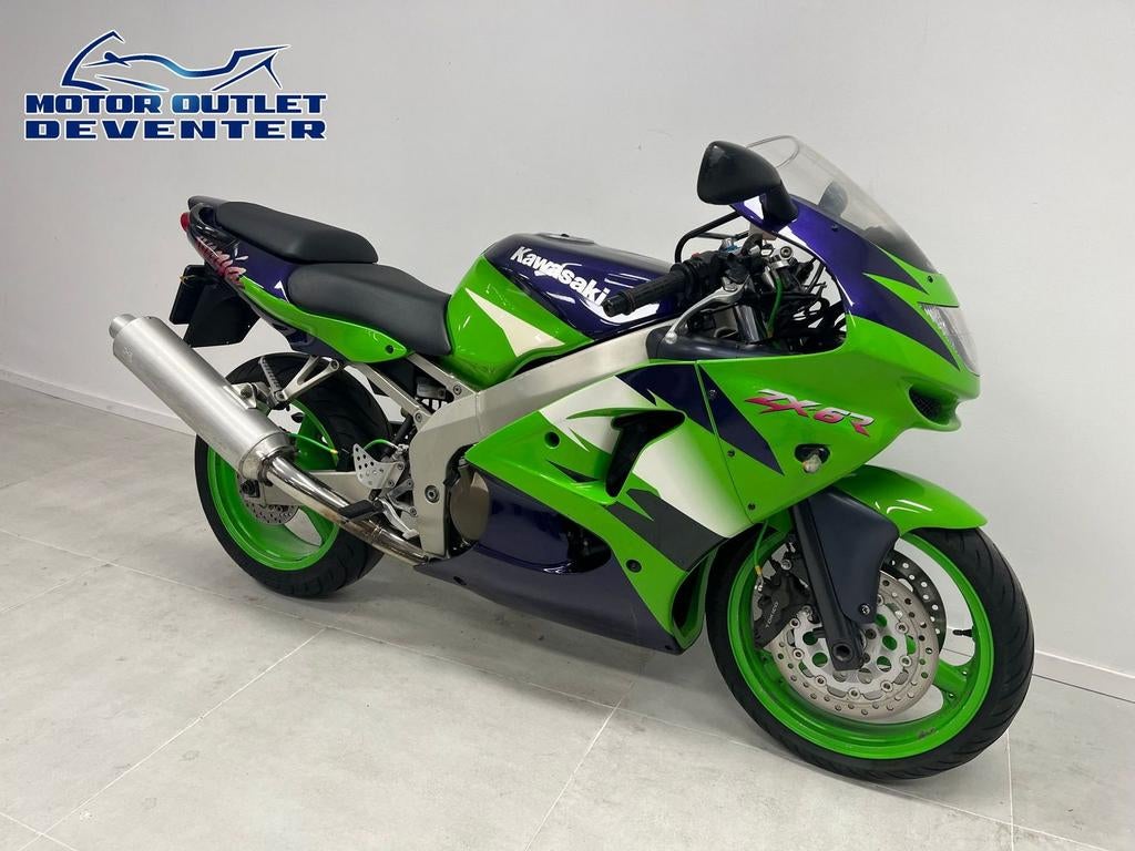 Mooie originele KAWASAKI ZX6R (bj 1998) ZX6R ZX6 R, 4 cilinders, Motorrijbewijs A, Bedrijf, Onbekend
