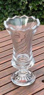 Vintage vaas kristal, Overige kleuren, Ophalen of Verzenden, Minder dan 50 cm, Glas