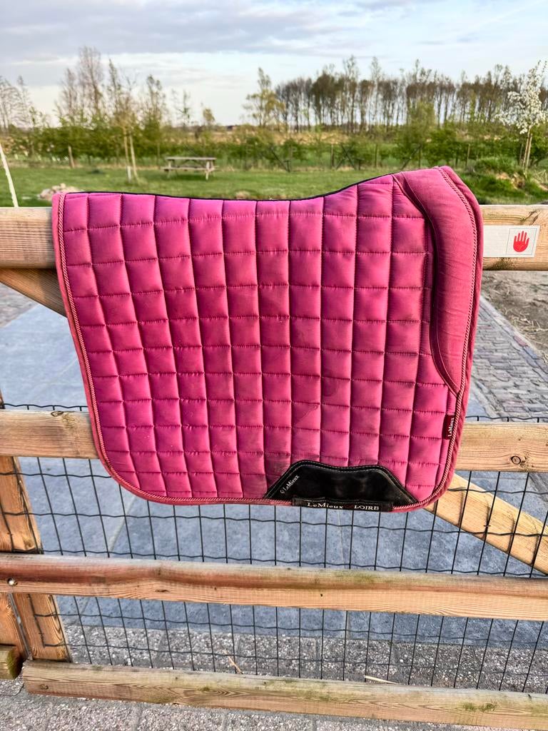 Zadeldek lemieux maat full, Dieren en Toebehoren, Paarden en Pony's | Dekens en Dekjes, Full (L), Gebruikt, Dressuurdekje, Overige materialen