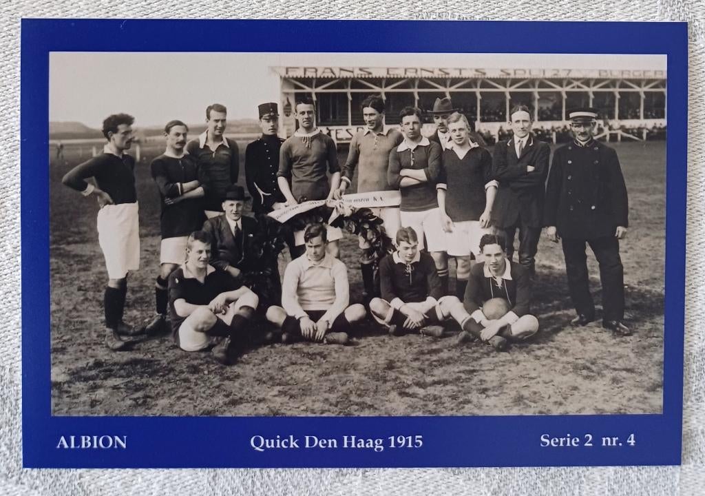 Complete set van 10 foto kaarten Quick Den Haag 1900-1944, Ophalen of Verzenden, Zo goed als nieuw, Overige binnenlandse clubs